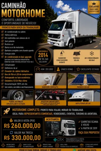 Caminhão 10.160 Delivery 2014 (HOMER) EXTRA!!