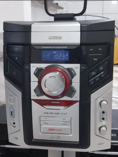 Mini hi-fi system FWM 397 CD USB AMFM MP3 e karaoke