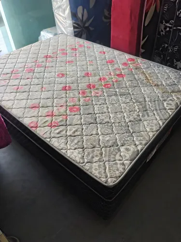 CAMA BOX CASAL DE ESPUMA USADA R$320 ENTREGA GRÁTIS 