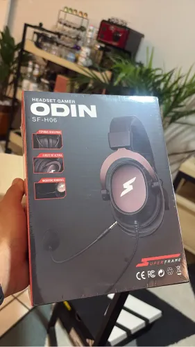 Headset Gamer Superframe Odin, Drivers De 50mm, 7.1 Surround, Usb, Black