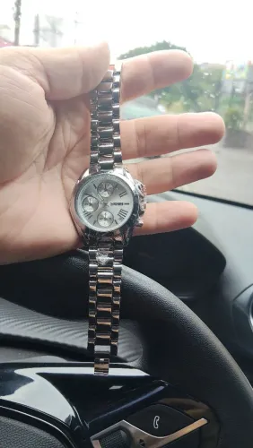 Relógio Skamei Feminino Prata 