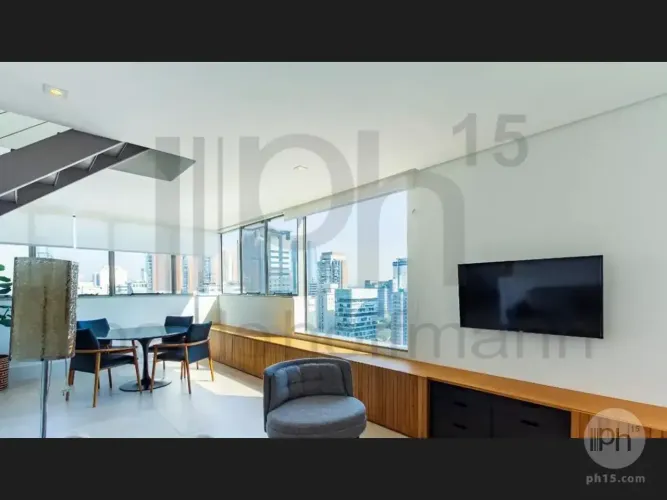 Linda cobertura duplex, mobiliada e decorada para venda ou locação com porteira fechada!