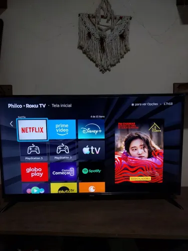Smart TV 42" Philco Roku TV Full HD LED - Excelente Estado!