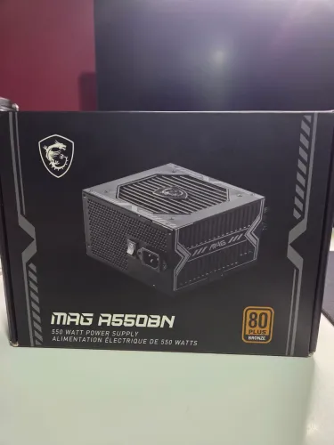 Fonte MSI MAG A550BN 550W 80 PLUS BRONZE