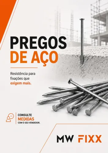 PREGO DE AÇO 17X21 DE ACO TEMPERADO PRA CONCRETO EMBALAGEM COM 1 KG