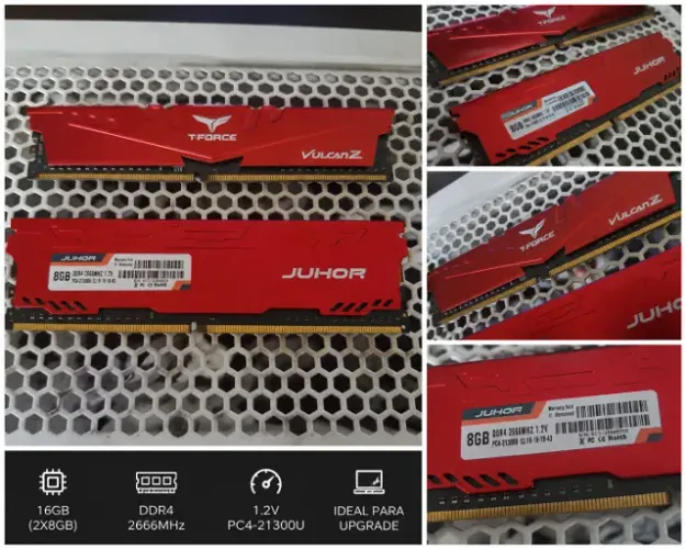 Kit 16GB RAM DDR4 (2x8GB) T-FORCE + JUHOR ? 2666MHz