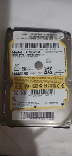 HG NOTEBOOK SAMSUNG 320GB HM320II