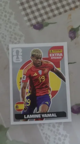 Extra sticker lamine yamal Prata