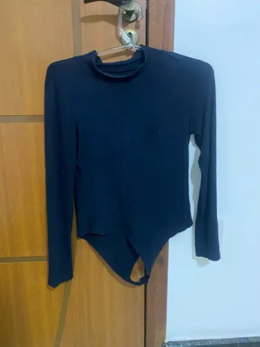 Body de frio preto