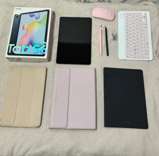 Samsung Galaxy Tab S6 Lite 2022 (SM-P619) 128GB + Acessórios 