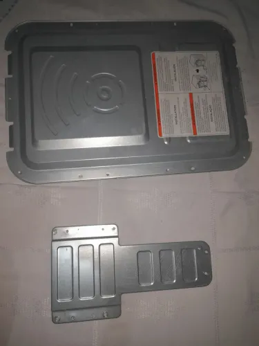 Tampa traseira de fechamento e o suporte/base lavadora LG
