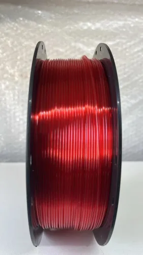 Filamento PETG Masterprint Translúcido Vermelho para impressão 3D