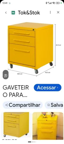 Lindo Gaveteiro de madeira