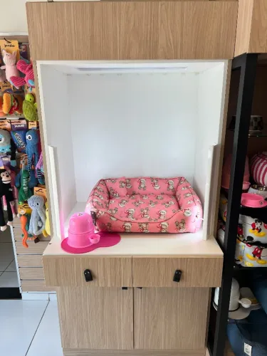 Móveis planejado pet shop, material alto padrão.