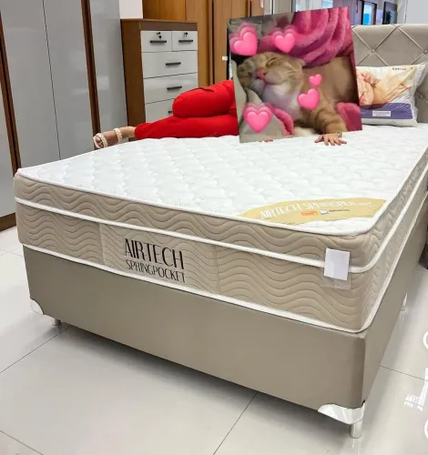 Cama casal /// ortobom molas ensacadas