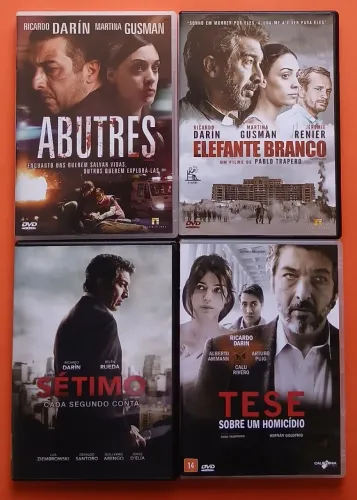 Dvd Abutres + Elefante Branco + Sétimo + Tese Sobre um Homicídio - Ricardo Darin
