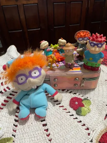 Kit bonecos colecionáveis rugrats os anjinhos antiguidade