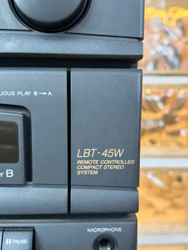 Som Sony LBT-45W Vintage Completo + Toca-Discos + CD + Caixas Originais 