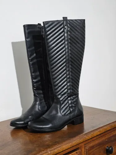 Bota de couro legítimo, n° 37