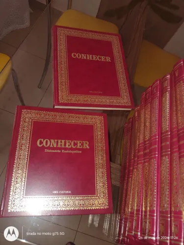 Enciclopédia: Conhecer . da Abril , 15 volume.