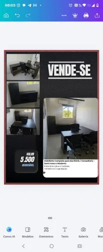Mobiliário Completo para Escritório / Consultório - Semi-novo e Moderno