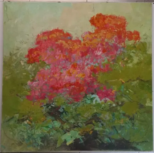 Quadro de TSUGUMASA NOJIRI - Obra em Óleo sobre tela