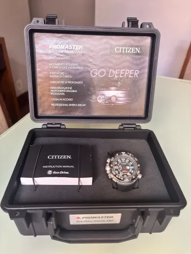 RELÓGIO CITIZEN NEW AQUALAND ECO-DRIVE