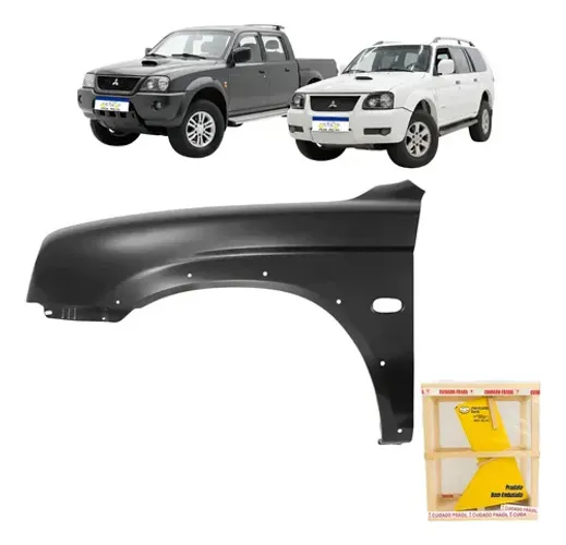 Paralama L200 Pajero Sport Outdoor 2004 2005 2006 A 2012 Esquerdo / Motorista