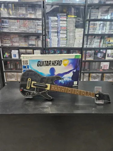 Jogo + Guitarra Guitarhero Live para Xbox 360