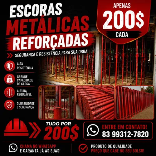 Escoras para construção civil novas