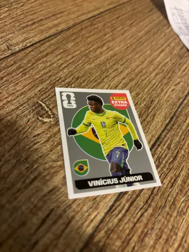 Figurinha Vini Jr Prata