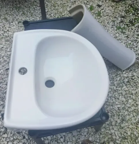 Vendo Pia de Banheiro Lavatório Com Coluna Completa Fiore - Em Perfeitas Condições!