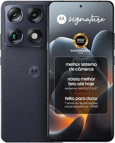 Smartphone Motorola Signature 12gb/512gb *Lacrado* Preto