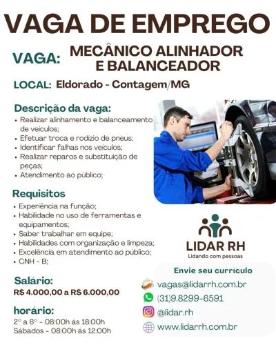 Mecânico Alinhador e Balanceador