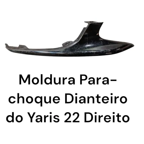 Moldura inferior Para-choque dianteiro Yaris 22 direita