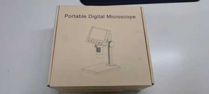 Microscópio digital portátil DM7 com tela LCD 4,3"