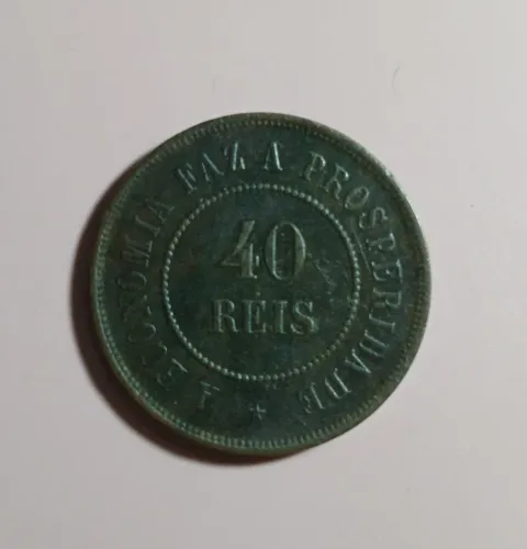 Moeda 40 Réis 1.897