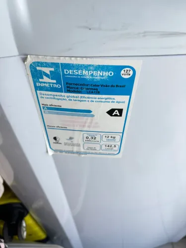 Máquina de Lavar Colormaq 12kg LCA12B (127V) - Perfeita e Funcionando