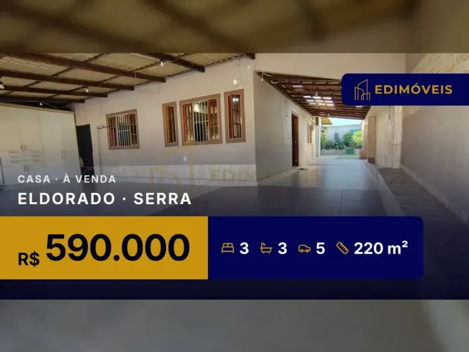 Casa 3 quartos em Eldorado, espaço e praticidade para o seu dia a dia
