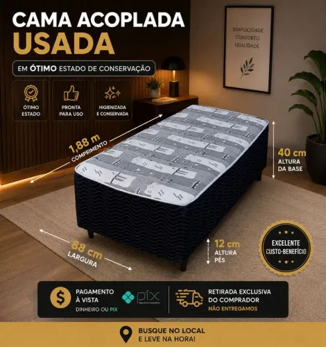 CAMA ACOPLADA USADA - EM ÓTIMO ESTADO DE CONSERVAÇÃO informações no anúncio leia