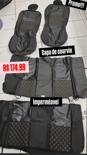 Capa de banco impermeável courvin