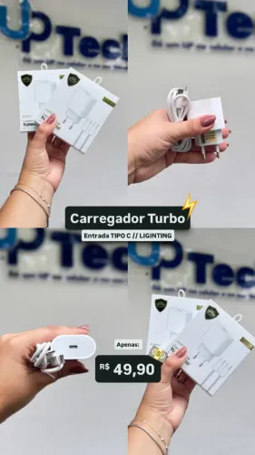 ? Carregador Turbo para iPhone e Android!