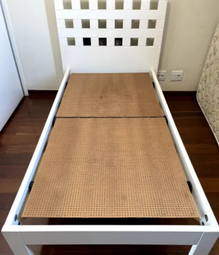 CAMA DE SOLTEIRO LIDER INTERIORES + COLCHAO