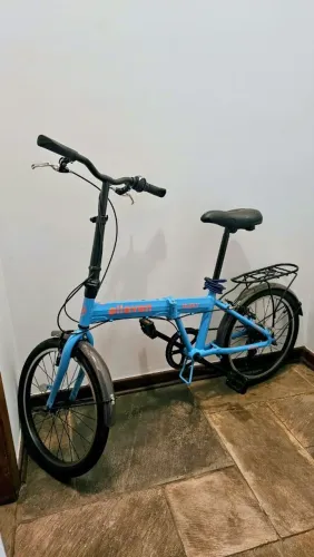 Bicicleta dubly urban 6v aro 20 dobrável 