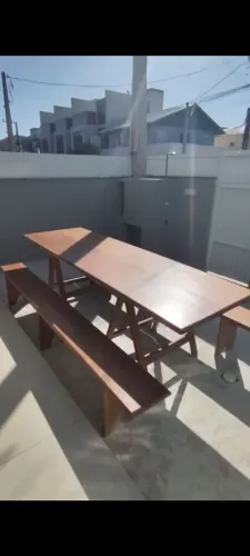 Mesa De Madeira Angelin 