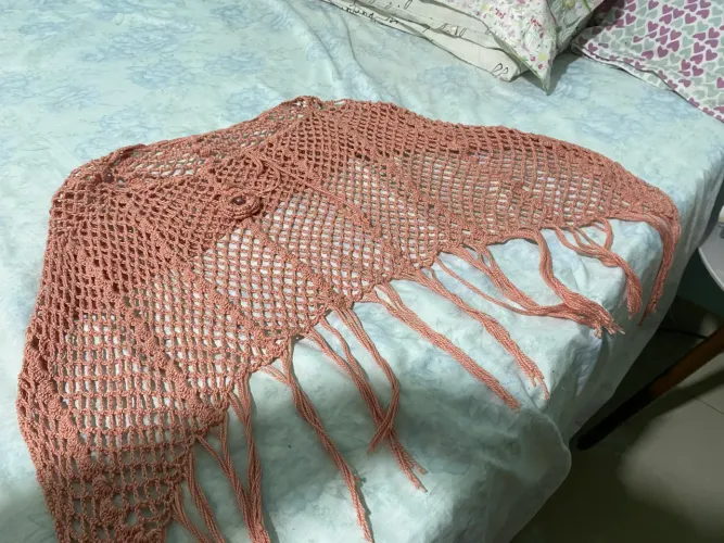 Peça de crochê