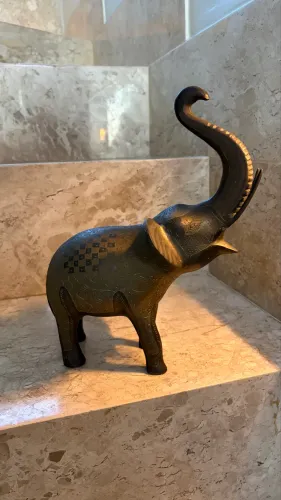 Elefante Indiano em bronze