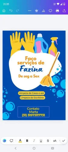 Faço faxina