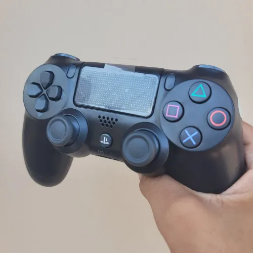 Dualshock 4 Preto Sem Fio Controle PS4 Compatível TV xCloud Celular Computador Notebook