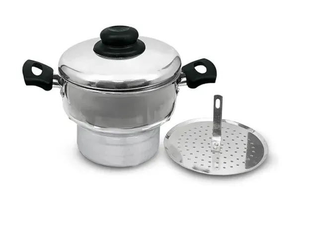 CUSCUZEIRO INDIVIDUAL EM ALUMINIO